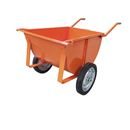 Byggskottkärra Judit, massivgummi med kullager, 200 liter
