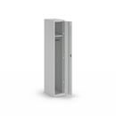 Klädskåp Alvina, 1 sektion, ljusgrå, bredd 300 mm, vridregel