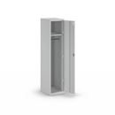 Klädskåp Alvina, 1 sektion, ljusgrå, bredd 400 mm, vridregel