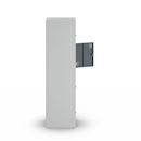 Skolskåp Alvina, 1 sektion, ljusgrå/basaltgrå, bredd 400 mm, cylinderlås