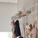 Klädfack Savalen, enkelsidig, B 900 mm, svart, modell A, utbyggnad