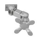 Kondator Conceptum Monitorfäste, L 240 mm, aluminium, 3 leder