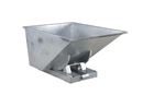 Tippcontainer Galvaniserad Egby, galvaniserat stål, volym 0,9 m³