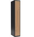 Z-skåp Fydor SMZ, BxDxH 300x550x1752 mm, 2 dörrar i 1 skåp, plant tak, ant/ek