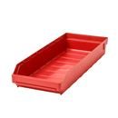 Lagerlåda Stemo 600x240x95 mm, 15-pack, röd