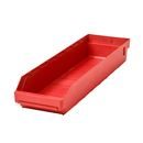 Lagerlåda Stemo 600x180x95 mm, 20-pack, röd