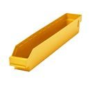 Lagerlåda Stemo 600x90x95 mm, 40-pack, gul
