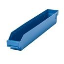Lagerlåda Stemo 600x90x95 mm, 40-pack, blå