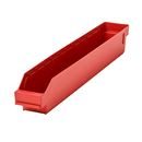 Lagerlåda Stemo 600x90x95 mm, 40-pack, röd