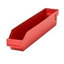 Lagerlåda Stemo 500x90x95 mm, 40-pack, röd