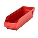 Lagerlåda Stemo 400x120x95 mm, 30-pack, röd