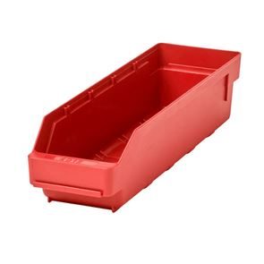 Lagerlåda Stemo 400x120x95 mm, 30-pack, röd