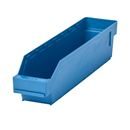 Lagerlåda Stemo 400x90x95 mm, 40-pack, blå