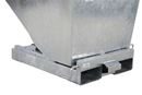 Tippcontainer Galvaniserad Egby, galvaniserat stål, volym 0,9 m³