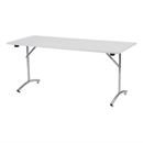 Lunchbord Jonas, 1400x800 mm, krom/vit