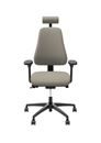 Kontorsstol LD 6340, med nackstöd, beige, 4D-armstöd