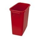 Källsorteringskärl Gilen, 60 L, röd
