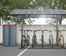 Laddskåp för elcykelbatterier Jonslund, höjd 1835 mm, 8 fack