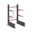 Grenställ Attillo, enkelsidig, HxB 2000 x 1000 mm, arm 1000 mm, grundsektion