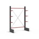 Grenställ Attillo, enkelsidig, HxB 3000 x 2000 mm, arm 600 mm, grundsektion
