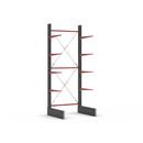 Grenställ Attillo, enkelsidig, HxB 4000 x 1500 mm, arm 1000 mm, grundsektion