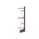 Grenställ Attillo, enkelsidig, HxB 3500 x 1000 mm, arm 1000 mm, utbyggnadssektion