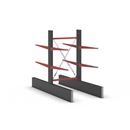 Grenställ Attillo, dubbelsidig, HxB 2000 x 1000 mm, arm 1000 mm, grundsektion