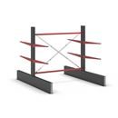Grenställ Attillo, dubbelsidig, HxB 2000 x 2000 mm, arm 1000 mm, grundsektion