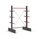 Grenställ Attillo, dubbelsidig, HxB 3000 x 2000 mm, arm 600 mm, grundsektion