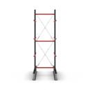 Grenställ Attillo, dubbelsidig, HxB 3500 x 1000 mm, arm 1000 mm, grundsektion