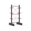 Grenställ Attillo, dubbelsidig, HxB 3500 x 1500 mm, arm 600 mm, grundsektion