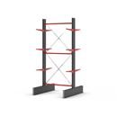 Grenställ Attillo, dubbelsidig, HxB 3500 x 1500 mm, arm 600 mm, grundsektion