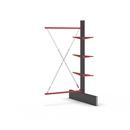 Grenställ Attillo, dubbelsidig, HxB 3000 x 1500 mm, arm 600 mm, utbyggnadssektion