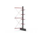 Grenställ Attillo, dubbelsidig, HxB 4000 x 1500 mm, arm 600 mm, utbyggnadssektion