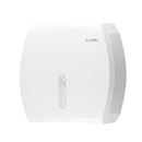 Toalettpappersdispenser Jumbo, Clear+ Föra, plast, vit