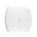 Toalettpappersdispenser Jumbo, Clear+ Föra, plast, vit