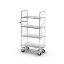 Hyllvagn Ven, LxBxH 945x470x1590 mm, 4 hyllplan