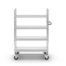 Hyllvagn Ven, LxBxH 1195x470x1590 mm, 4 hyllplan
